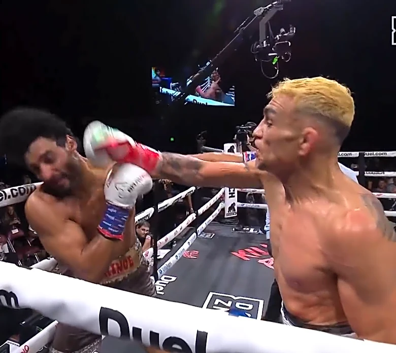 Misfits Boxing video: UFC vet Tony Ferguson defends title with swarming stoppage