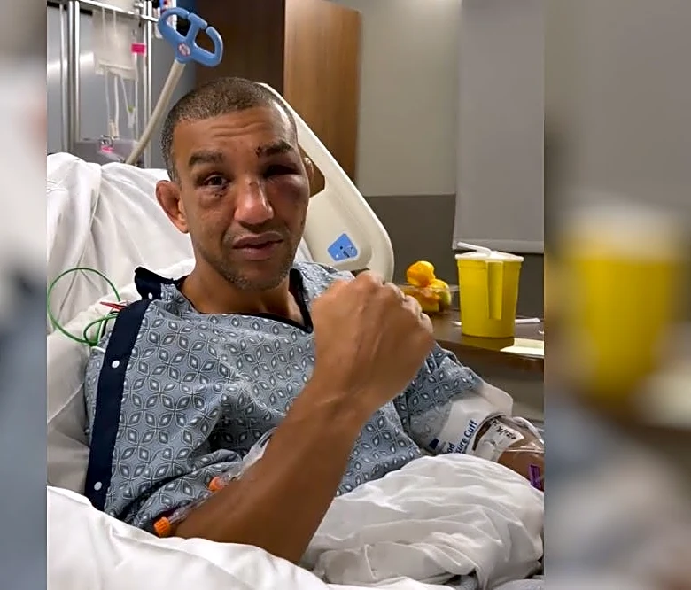 Raoni Barcelos releases first video statement from hospital after disturbing knockout
