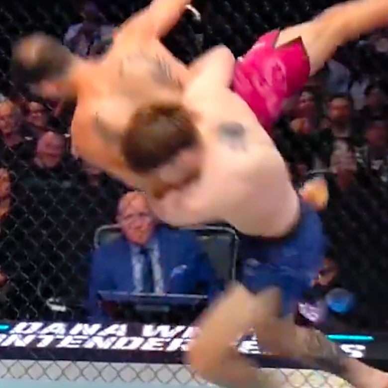 DWCS video: George Staines pulverizes Loai Abushaar with WWE-esque slam KO