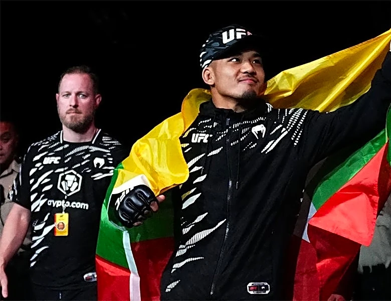 Joshua Van, Manel Kape hurl insults as UFC heavyweight hilariously interjects