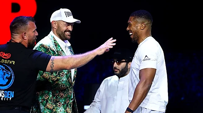 First Tyson Fury vs. Anthony Joshua press conference takes unexpected turn
