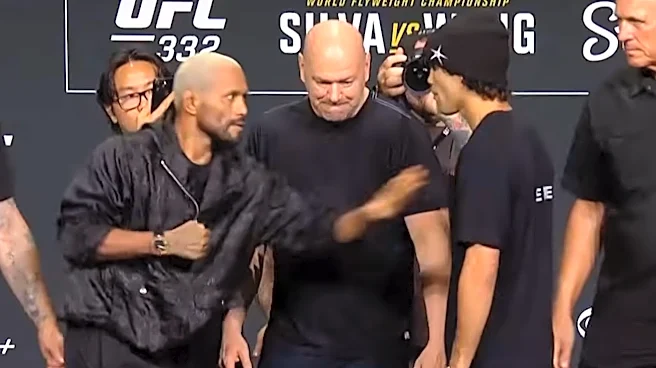 UFC 332 press conference faceoffs: Deiveson Figueiredo shoves Payton Talbott