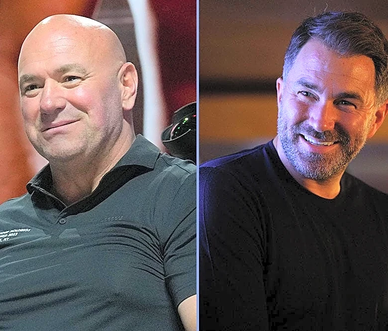 Dana White responds to Eddie Hearn: 'The writing is on the wall'