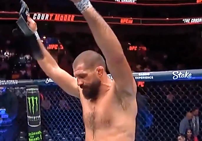 UFC 332 video: Court McGee retires after TKO loss to Eric Nolan