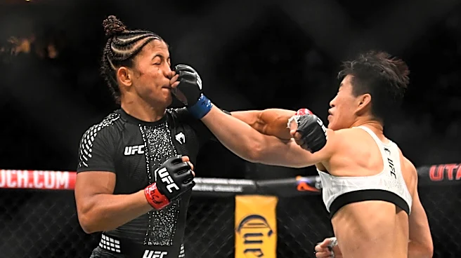 Wang Cong shows off scratched eye in statement after UFC 332 title loss