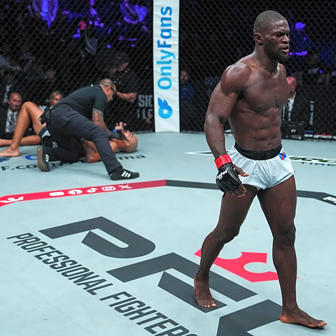 PFL Chicago video: Eliezer Kubanza beautifully beats down Trey Waters