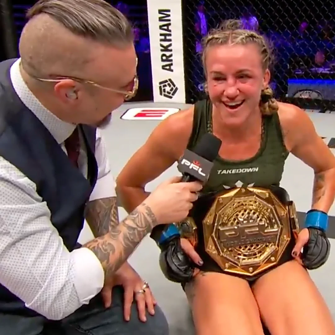 PFL Chicago results: Jena Bishop stuns Liz Carmouche to win flyweight title