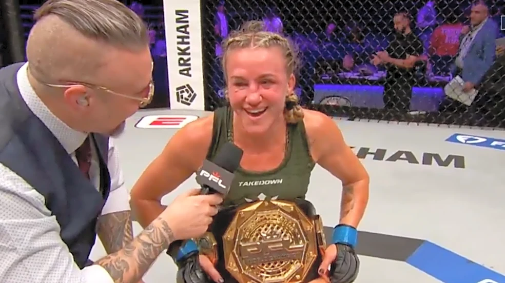 PFL Chicago results: Jena Bishop stuns Liz Carmouche to win flyweight title