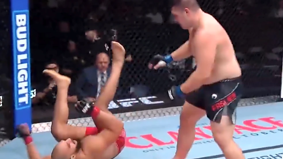 UFC Edmonton video: Joel Faglier outlasts, TKOs Javad Mahjoub in debut