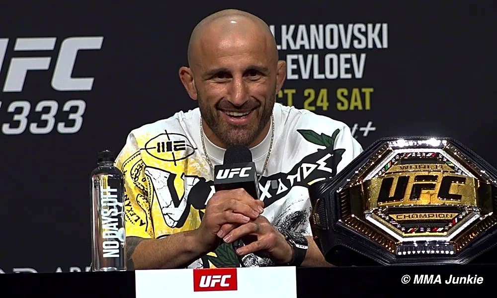 UFC champ Alexander Volkanovski sees two contenders standing out the most