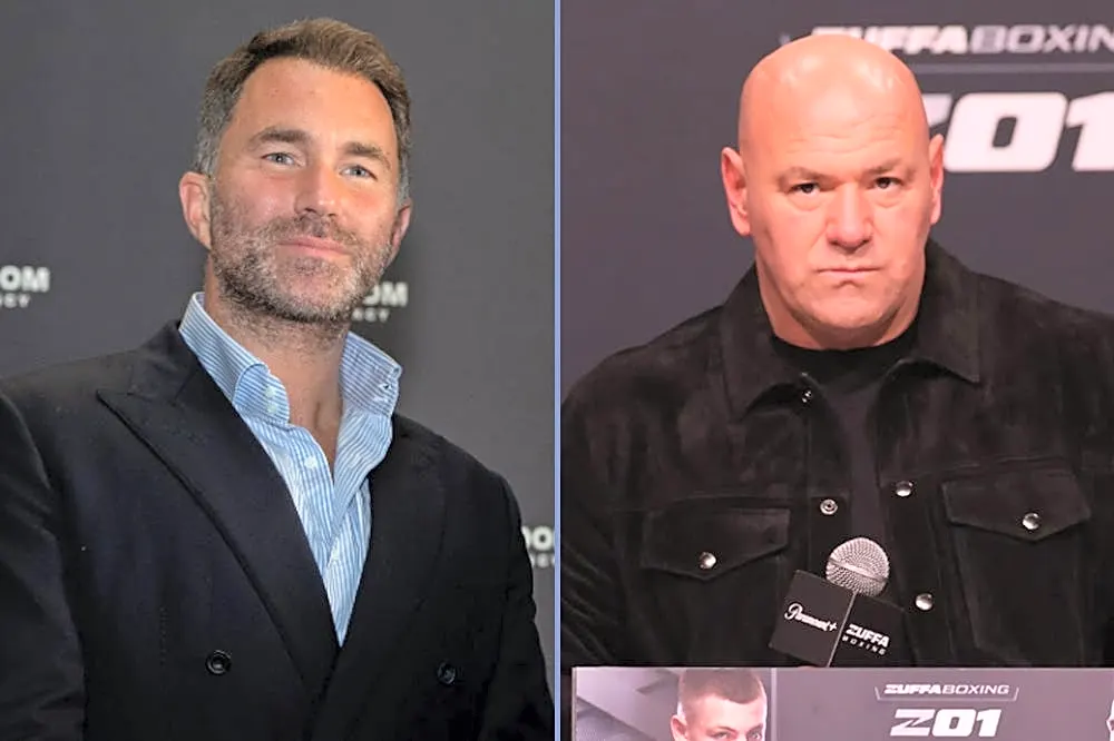 Eddie Hearn: 'I feel bad for Dana White' amid Zuffa Boxing struggles