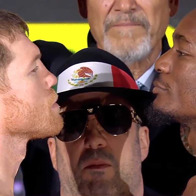 Video: Canelo Alvarez, Christian Mbilli have final faceoff