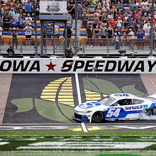 NASCAR TV ratings for Cup Series race at Iowa in August 2026
