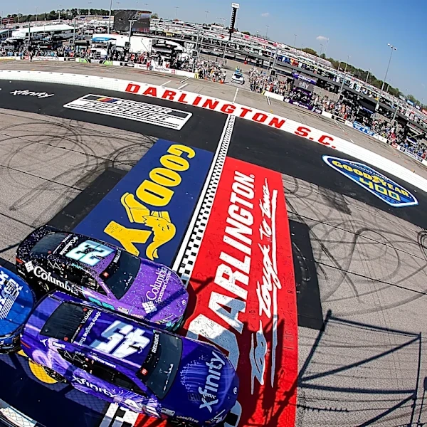 NASCAR starting lineup for Cup race at Darlington in September 2026