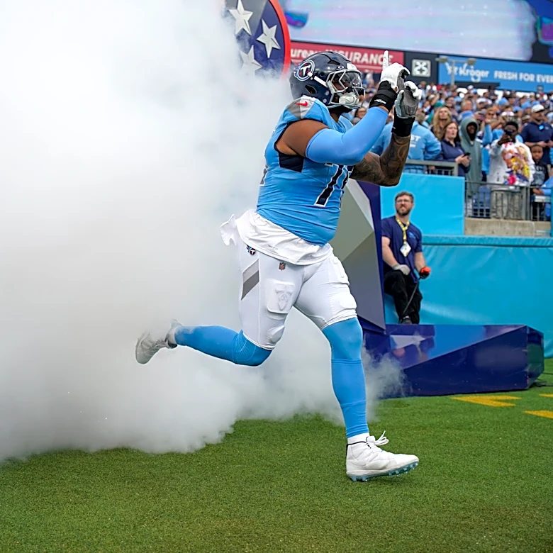 Dan Moore injury update, latest news on Titans LT, Cam Ward's blindside protector