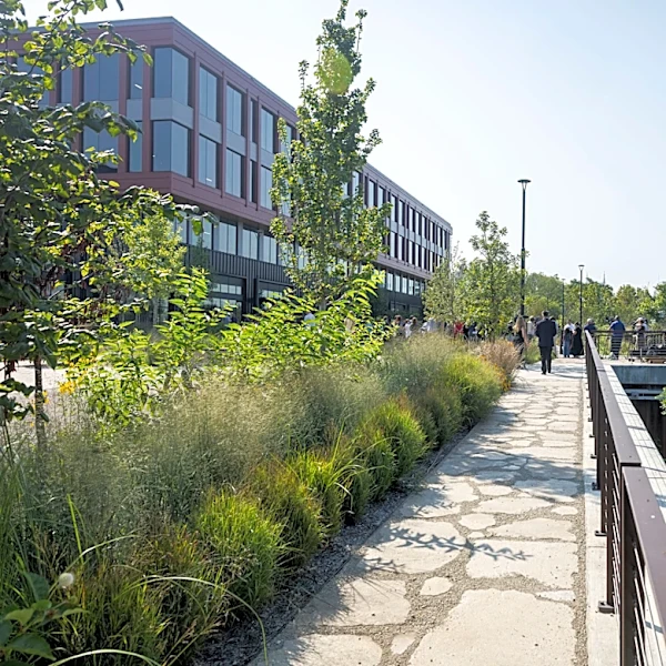 See Nashville's new East Bank walkway alongside Cumberland River