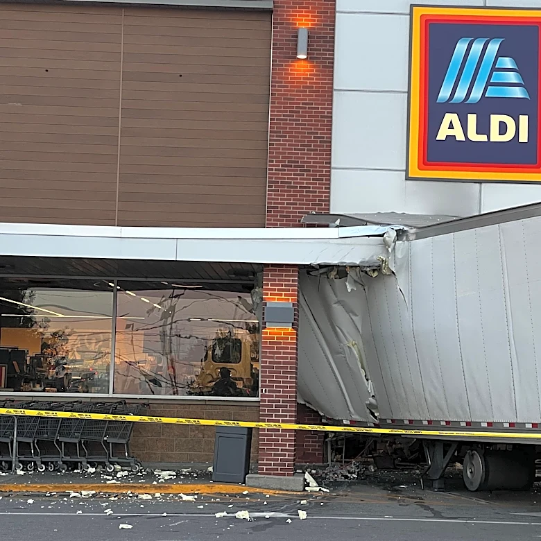 A truck crashed into an ALDI. Here's what we know
