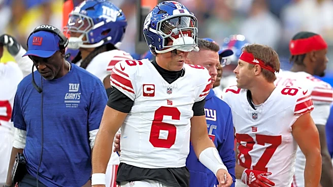 Jaxson Dart injury, latest updates from Giants vs. Rams in Monday Night Football