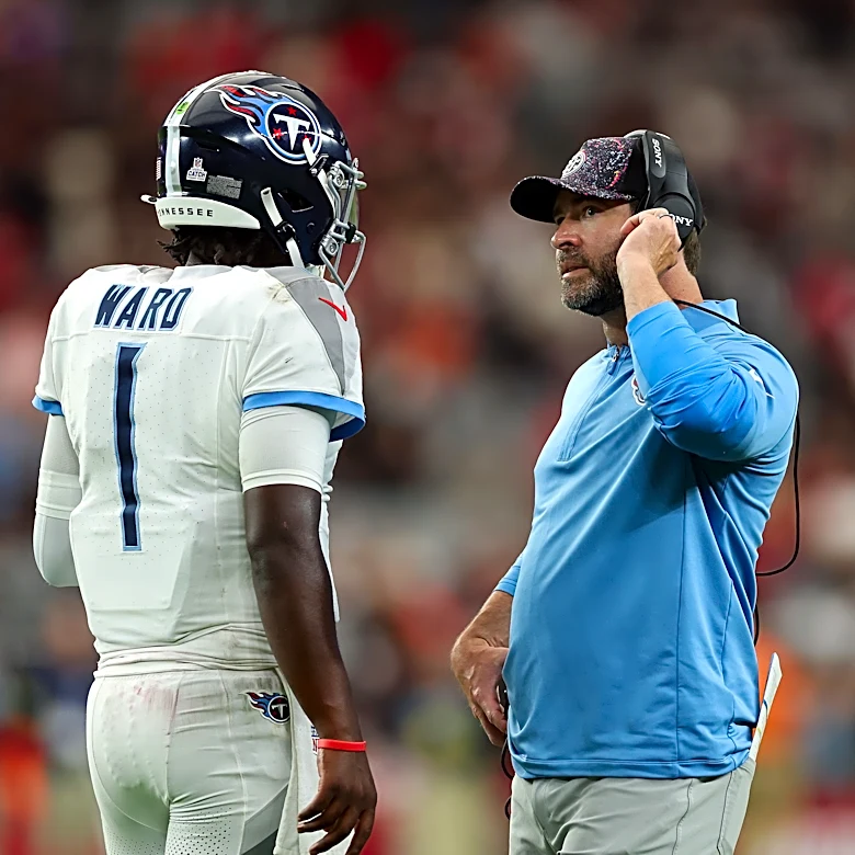 What Cam Ward said about facing former Titans coach Brian Callahan, who's now with Giants
