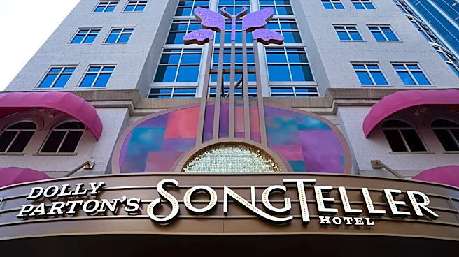 I stayed at Dolly Parton's SongTeller Hotel. Expect sparkles, music, hospitality