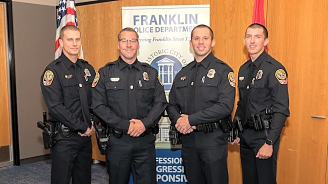 Franklin Police adds four new officers after recruitment push, salary increase
