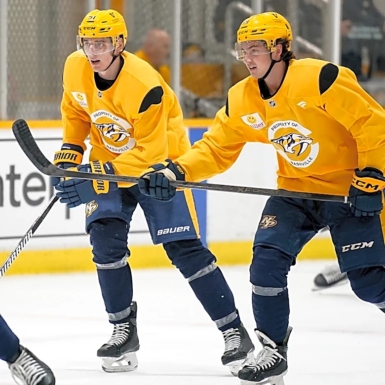 Vitali Pinchuk impresses in wild Nashville Predators' preseason debut vs Hurricanes