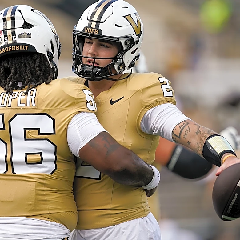 Lyndon Cooper injury update for Vanderbilt football after Auburn loss