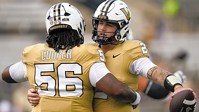 Lyndon Cooper injury update for Vanderbilt football after Auburn loss