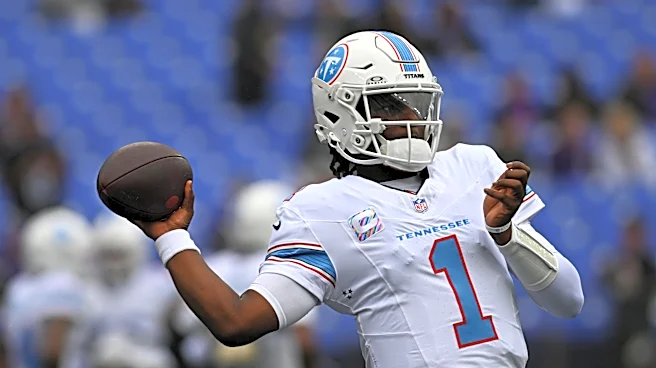 Titans coach Robert Saleh says QB Cam Ward had best game of season vs Ravens