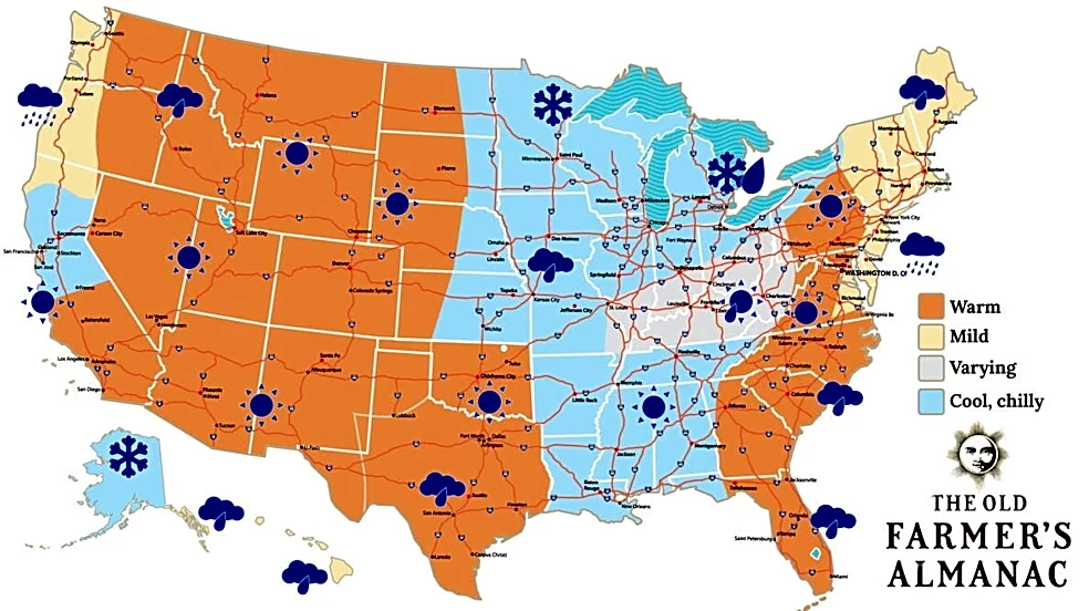 Will it snow on Thanksgiving in Tennessee? Old Farmer's Almanac makes prediction