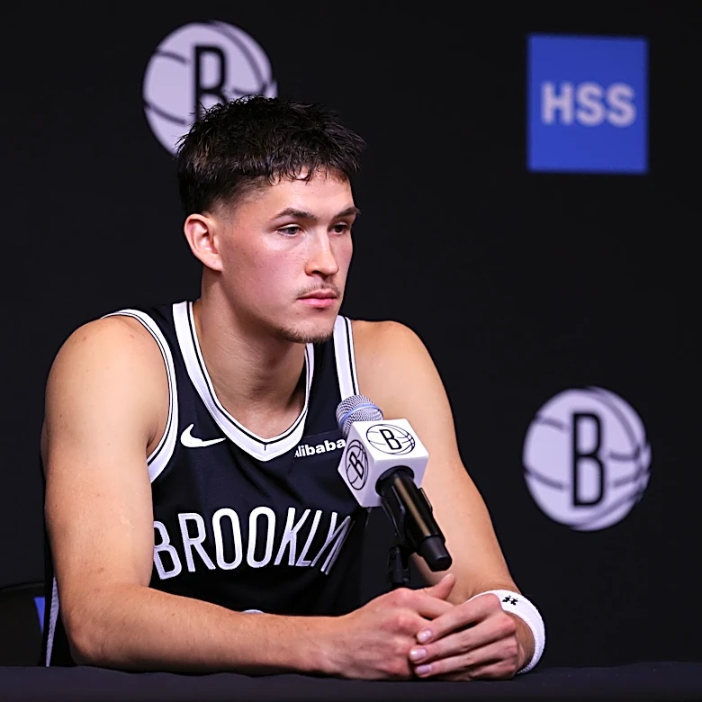 Nets' Egor Demin discusses overall growth from rookie season