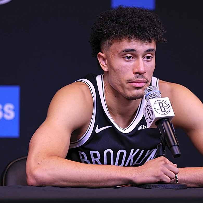 Nets' Nolan Traore discusses offseason work on his body, overall game