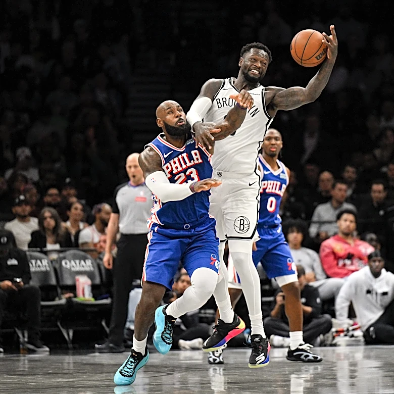 Nets player grades after 114-108 win over LeBron James, 76ers