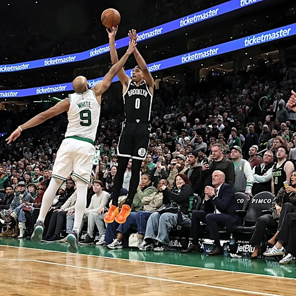 Nets' Mikel Brown Jr. ranks No. 10 on NBA.com's rookie ladder