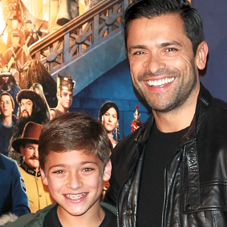 Side-By-Side Pics Of Mark Consuelos & His Youngest Son Will Have You Seeing Double