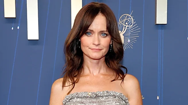 Alexis Bledel Looks So Different Ditching Her Signature Look