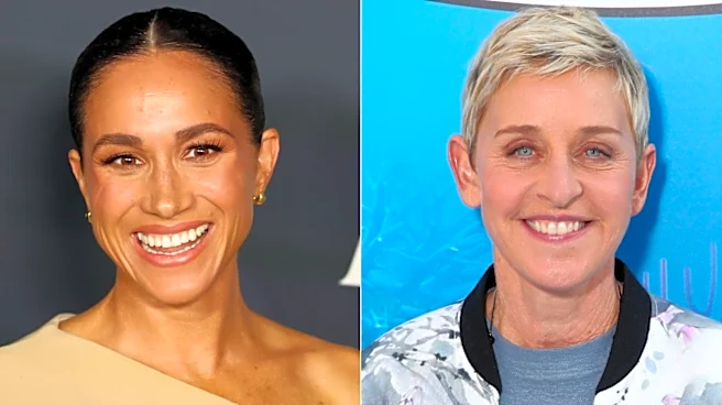 Meghan Markle & Ellen's New UK Friendship Is Already Causing A Stir: 'Not A Flex'