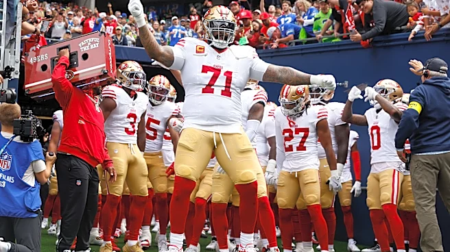 Dominick Puni compares aging 49ers superstar to a 'mythical character'
