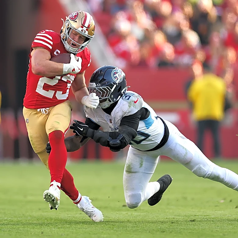 49ers coach gives positive update on RB Christian McCaffrey