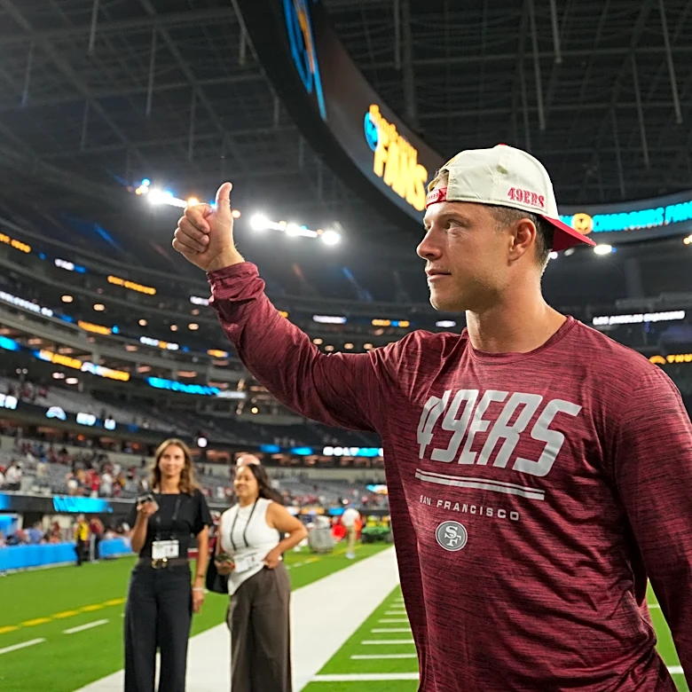Christian McCaffrey jumps to No. 6 in NFL's Top 100 after monster 2025