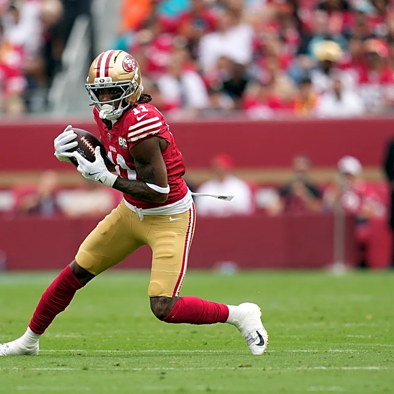 Kyle Shanahan has updates on 2 injured 49ers WRs after win vs Dolphins