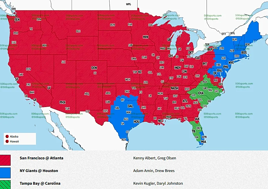 How to watch 49ers vs. Falcons on TV in Week 7