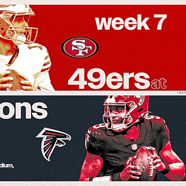 49ers vs. Falcons live updates: Start time, TV channel for Week 7 game