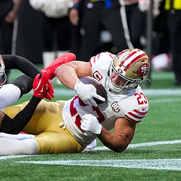 49ers RB Christian McCaffrey details 'frustrating' injury vs. Falcons