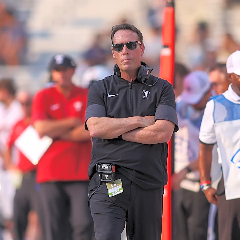 A quick glance at Temple head coach K.C. Keeler