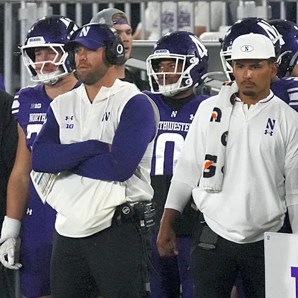 A quick glance at Northwestern head coach David Braun