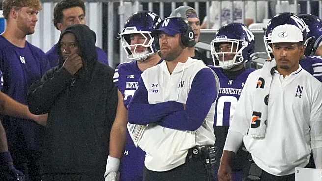 A quick glance at Northwestern head coach David Braun