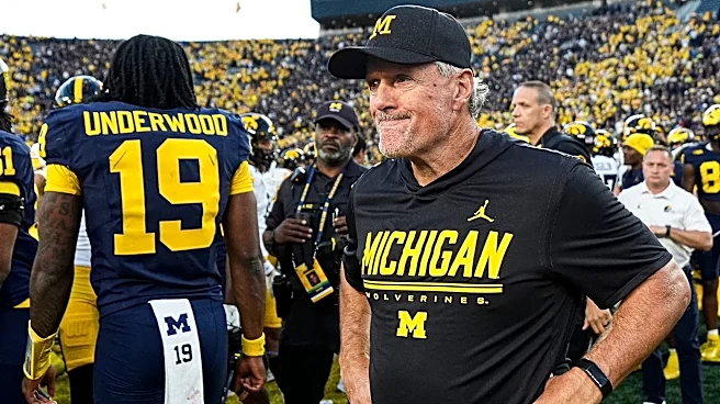 A quick glance at Michigan head coach Kyle Whittingham