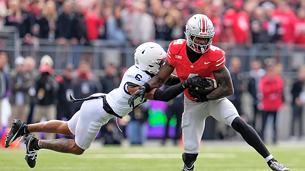 Big Ten receiving yardage leaders after Week 7