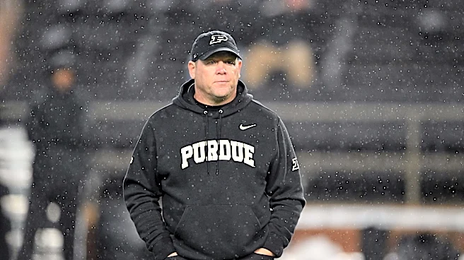 A quick glance at Purdue head coach Barry Odom
